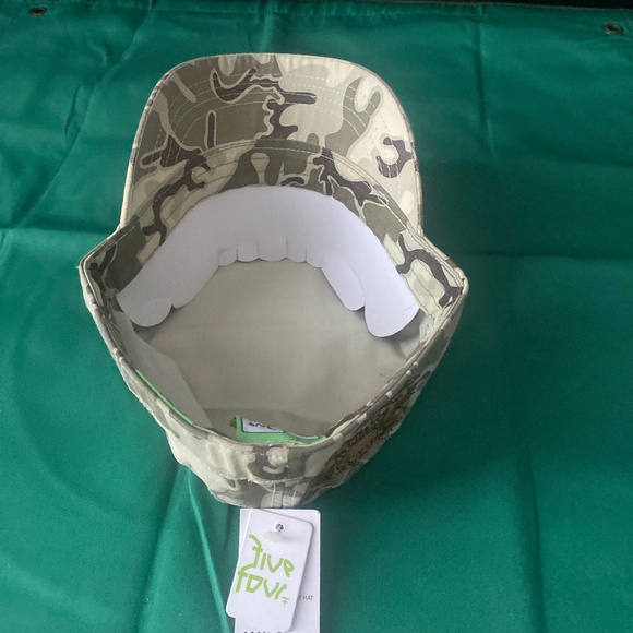 Five Four 90s Vintage Nation Camo Cap Sz S-M - Picture 6 of 8